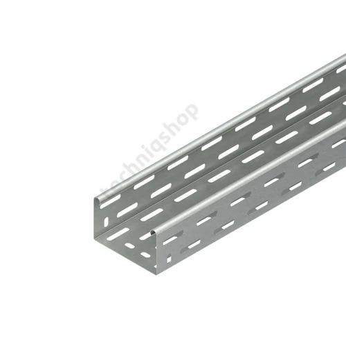 Kábeltálca 3m acél merítetten horganyzott 60mmx 100mmx 3000mm RL 60.100 F Niedax