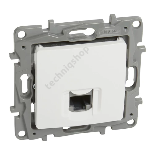 Niloé adatcsatlakozó dugalj UTP RJ45 8(8) Cat5e fehér csavaros LEGRAND