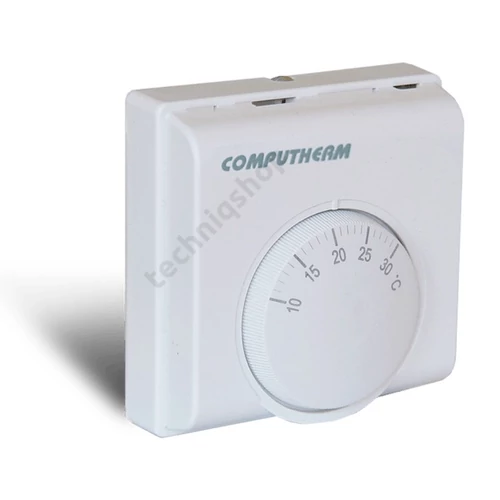 Szobatermosztát analóg 5-30°C 10A 230V falonkívüli fehér Computherm QUANTRAX