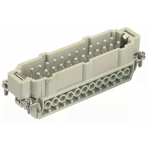 Ipari csatlakozó betét apa 24P 16A 500V csavaros csapos termoplaszt-betét Han 24E-sti-s HARTING