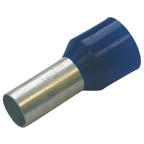 Érvéghüvely szigetelt normál 2.5mm2 10mm kék Haupa