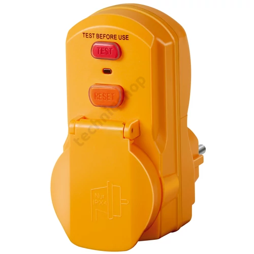Áram-védőkapcsolós adapter 2P+F dugaszolható 16A 250V 0.03A adapter dugó BDI-A 2 LECTRA