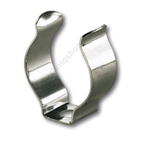 Lengőtartó omega bilincs T5 fénycsőhöz króm acél 16.1mm-átmérő 7.9mm 16.1mm x 19.6mm x BJB