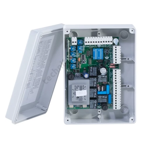 Tolókapu vezérlőegység 1-motoros 433MHz univerzális rádiós vevővel ECO-1 OVERGATE