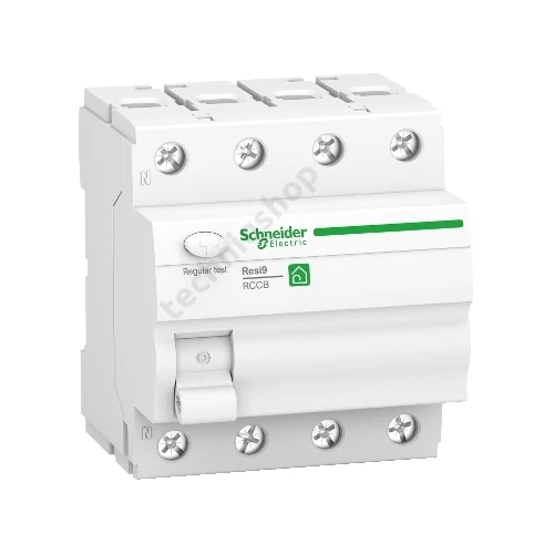 Áram-védőkapcsoló (Fi-relé) analóg 4P 25A 30mA A-típus 6kA Resi9 R Schneider