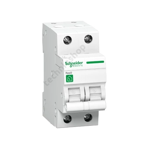 Kismegszakító 2P 13A C-jelleg 230V AC 4.5kA/60898 Resi9 F Schneider