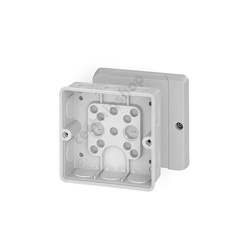 Kötődoboz falonkívüli 98mmx 98mmx 55mm szürke műanyag IP55 11 DE 9340 Hensel