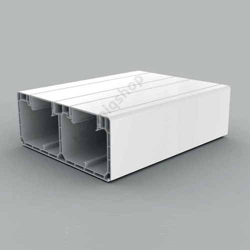 Parapetcsatorna 159mmx 64mm 2000mm kezeletlen műanyag fényesfehér PK KOPOS