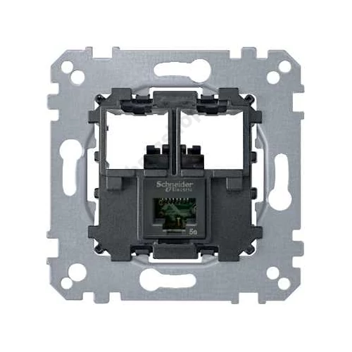 Merten adapterfedél RJ45 beépíthető adatcsatlakozó betét adapterrel Cat5e UTP Schneider