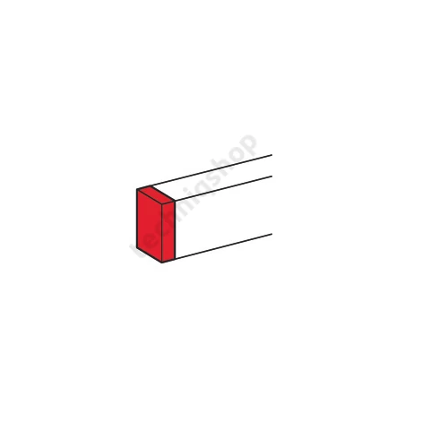 Parapetcsatorna végzáró 80x50/35-csatornához szimmetrikus 80mm x 50mm kezeletlen DLP LEGRAND