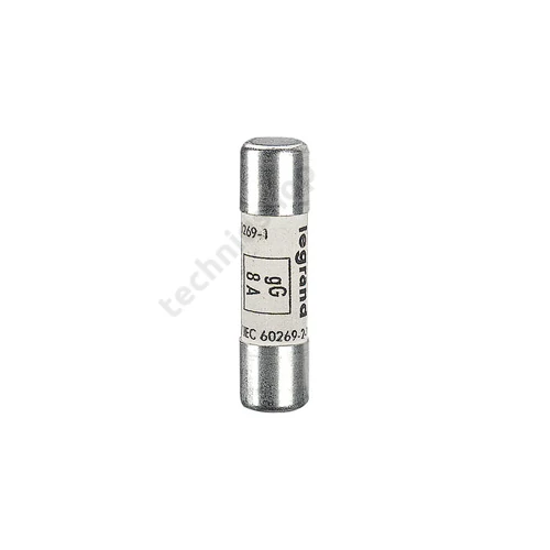 Hengeres biztosítóbetét gL 10x38mm 10A AC500/600V Lexic LEGRAND