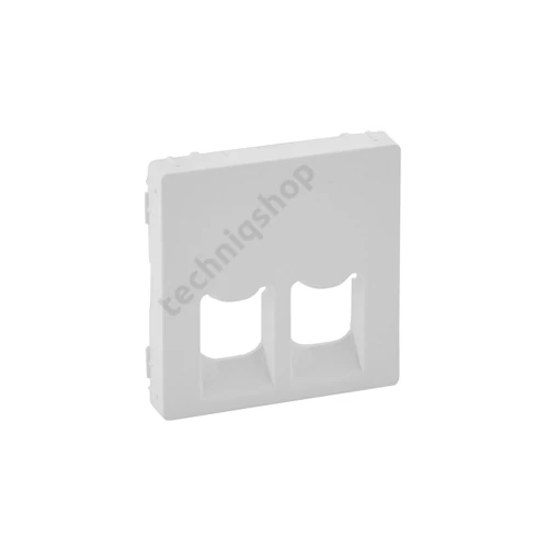 ValenaLife fedlap 2xRJ11/RJ45 beépíthető adatcsatlakozó központi fedlap műanyag fehér LEGRAND