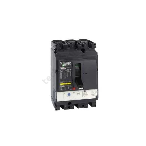 Kompakt megszakító TM-D energiaelosztás 3P fix 100A 70-100A-hő 25kA NSX100B Schneider