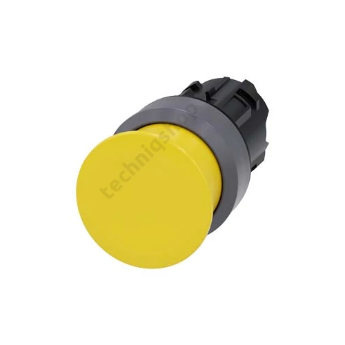 Gomba nyomófej d22 30mm sárga visszaugró SiriusAct SIEMENS