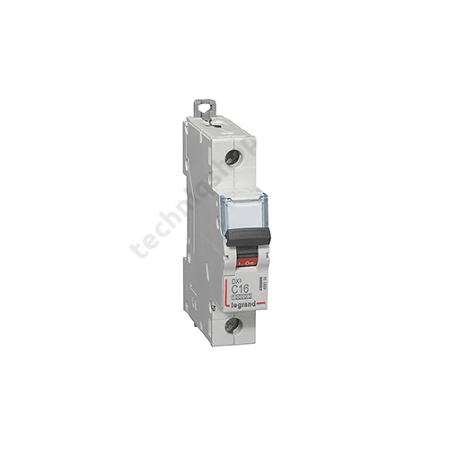 Kismegszakító 1P 16A C-jelleg 230V AC 10kA/60898 16kA/60947 DX3 LEGRAND