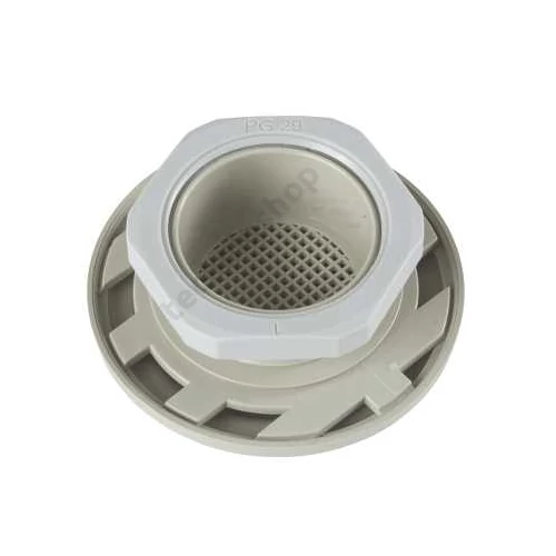 Szellőzőnyílás d=38mm lyukba 63mmx 63mmx 1ventilátorhoz műanyag csavaros ClimaSys CA Schneider