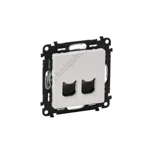 ValenaLife adatcsatlakozó dugalj UTP RJ45 8(8) Cat5e fehér csavaros LEGRAND
