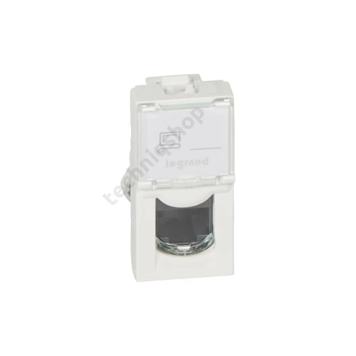 Mosaic adatcsatlakozó dugalj modul UTP RJ45 8(8) Cat5e fehér bepattintás LEGRAND