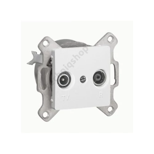 Cariva antenna aljzat TV-R süllyesztett fehér 2-kimenet MM-végzáró 10dB/860MHz LEGRAND