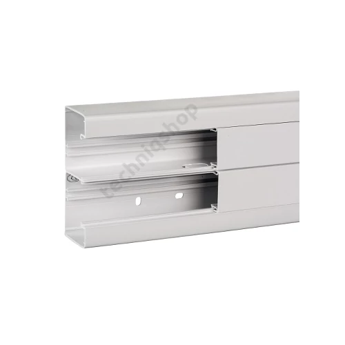 Parapetcsatorna 140mm x 55mm x 2000mm kezeletlen műanyag fényesfehér OptiLine 45 Schneider