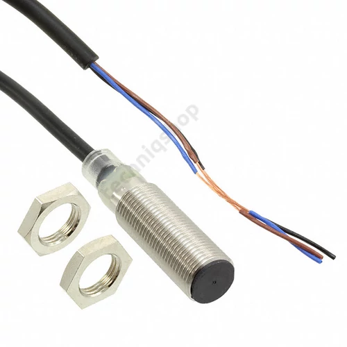 Induktív közelítésérzékelő síkbaálló 4mm-hatótáv menetes henger fém NPN nyitó 10-30V DC OMRON