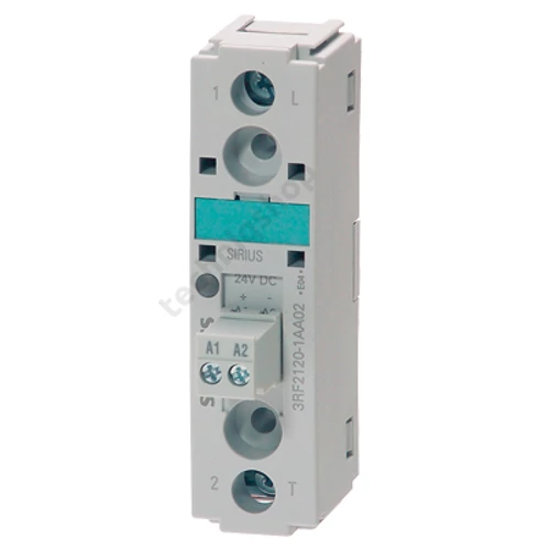 Szilárdtest relé hűtőborda nélkül 1Z 15-24VDC csavaros 20A/AC-1/400V SIRIUS SIEMENS