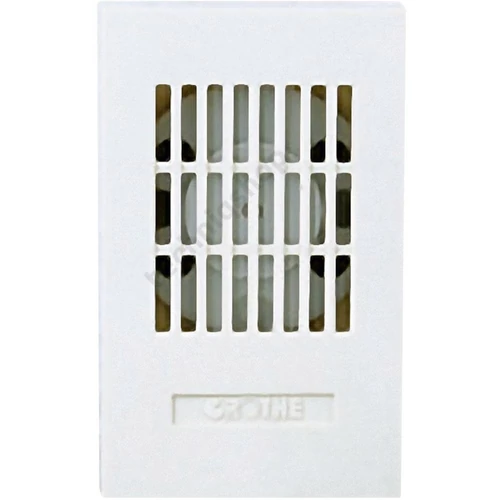 Csengő iskolai max10sec. 12V AC fehér-ház 85dB műanyag 60mm-harang LTW 1171A GROTHE