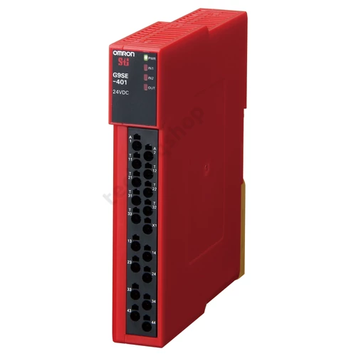 Biztonsági relé univerzális alap 20,4-26,6VDC dugaszolós 4/EN954-1 G9SE-401 OMRON