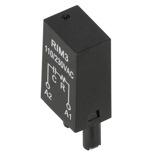 Dióda-védőmodul dugaszolható 6...230VDC zöld LEDdel DRM-D-reléhez 1-dióda 230V RIM 1 Weidmüller