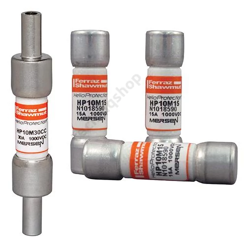 Hengeres biztosítóbetét gPV DC1000V 10x38mm 12A HP10M12 MERSEN
