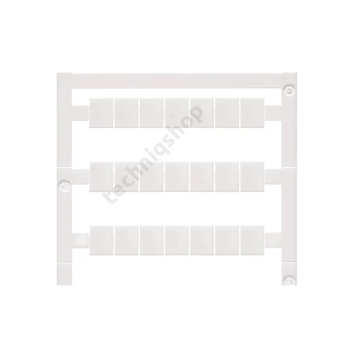 Sorkapocsjelölő lap feliratozható 10x8mm fehér WS 10/8 PLUS MC NE WS Weidmüller