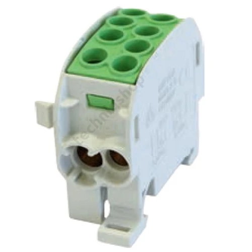 Fővezetéki leágazókapocs 202/125A Cu/Al ónozott zöld 2x35+2x25mm2 1-pólus HLAK 35/25 PE LEIPOLD