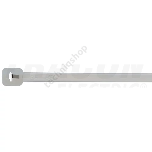 Kötegelő fémnyelves 293mm x 4.8mm fekete műanyag belsőfogas 78mm-max.kötegátmérő TRACON