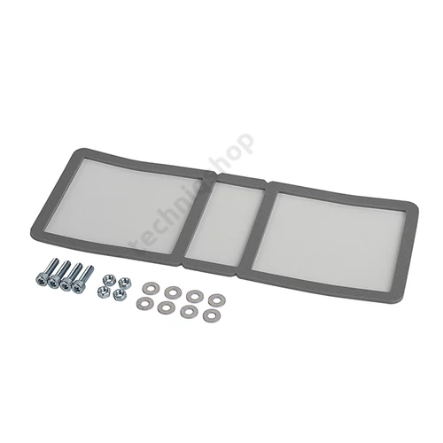 Összekötő készlet tömítéssel/csavarokkal 300mm x 113mm x műanyag szürke HB WD 2 Hensel