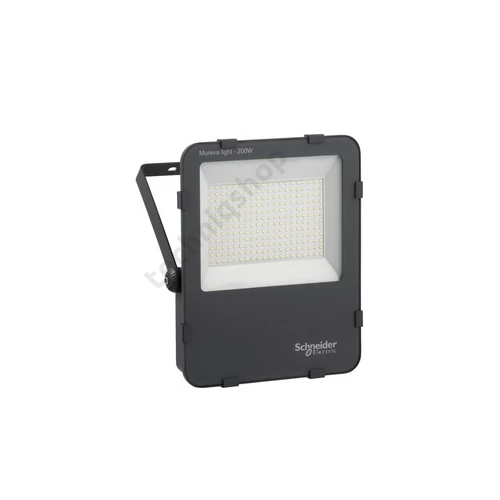 LED fényvető 1x 200W 230V AC 20000lm 6500K fekete-ház alumínium IP65 Mureva LED Schneider