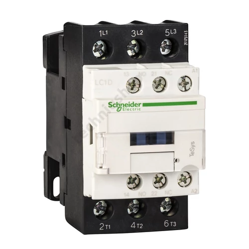 Kontaktor (mágneskapcsoló) 18.5kW/400VAC-3 3-Z 230VAC 1-z 1-ny csavaros TeSys LC1D Schneider
