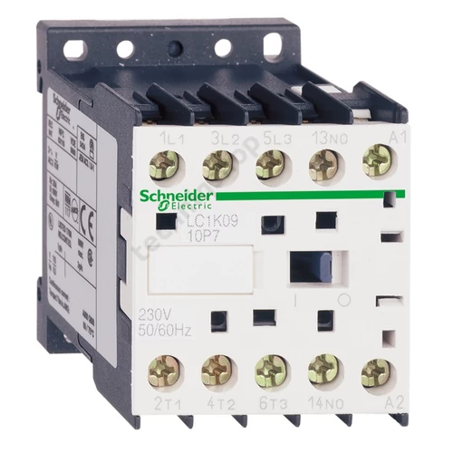Kontaktor (mágneskapcsoló) 7.5kW/400VAC-3 3-Z 230VAC 1-z csavaros 20A/AC-1/400V TeSys LC1K Schneider