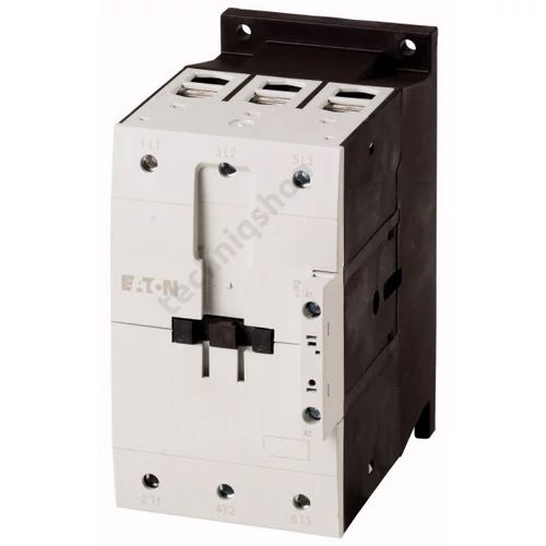 Kontaktor (mágneskapcsoló) 37kW/400VAC-3 3-Z 230VAC csavaros 110A/AC-1/400V DILM80 EATON