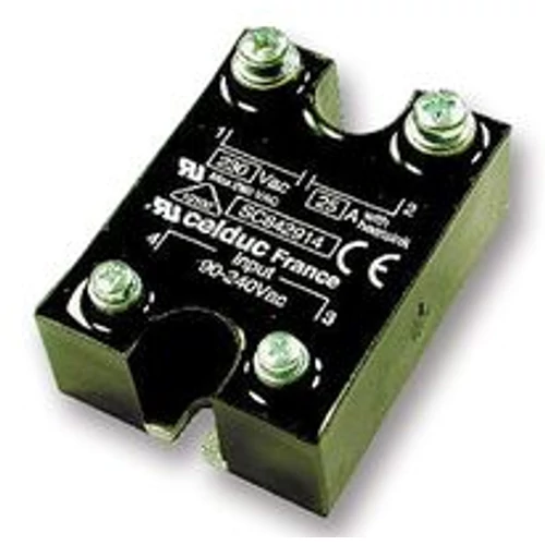 Szilárdtestrelé panelre pillanat kapcs. 1F 24-520V AC 50A/AC-1 5-30VDC SC8 CELDUC