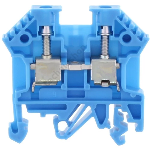 Átvezető sorkapocs 1-szintes 32A 0,2-4mm2/érvéghüvely kék csavaros/ RK 2,5-4 BU CONTA-CLIP