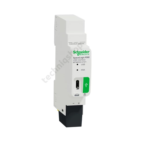 KNX-USB illesztő USB C-csatlakozóval KNX kalapsínre 1M spaceLogic Schneider