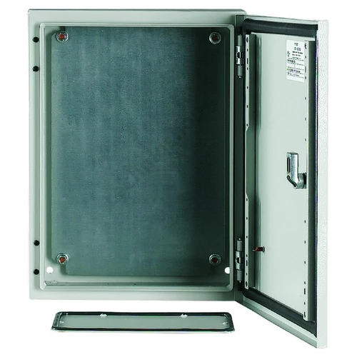 Szekrény fali sorolható acél szerelőlappal 400mm 300mmx 150mmx IP66 szürke CS-43/150 EATON