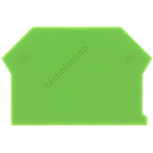 Sorkapocs véglap zöld 1,5mm SRK2,5/2A-SRK10/2A,RK2,5-4,RK6-10,TSK,FF,SF AP 2,5-10 GN CONTA-CLIP
