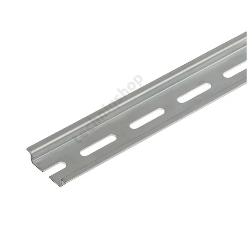 TS 35/7.5 szerelősín perforált 2m/db 1mm acél 40 fm/köteg 0,628 kg/m