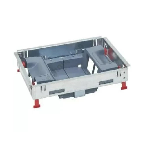 Felnyíló doboz betonpadlóba fém 4M beépíthető téglalap fekete Pop-up LEGRAND