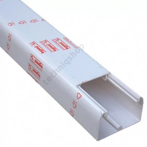 Szerelvénybeépítő-csatorna alj 105mm x 65mm x 2000mm kezeletlen műanyag fényesfehér DLP LEGRAND
