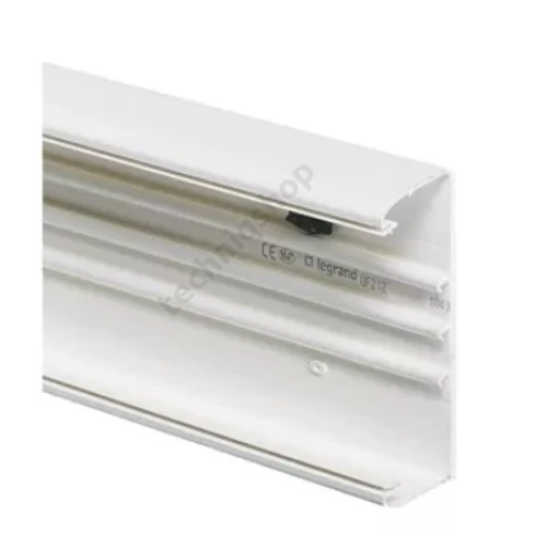 Szerelvénybeépítő-csatorna alj 195mm x 65mm x 2000mm kezeletlen műanyag fényesfehér DLP LEGRAND