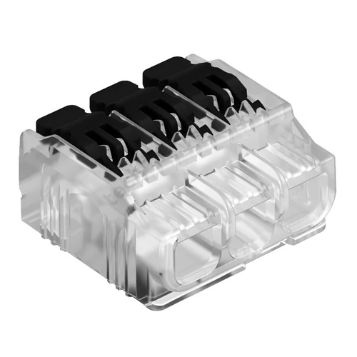 Vezetékösszekötő 3-pólus 0,2-4mm2 32A 450V átlátszó működtetőkarral 61 HSK43 OBO-BETTERMANN