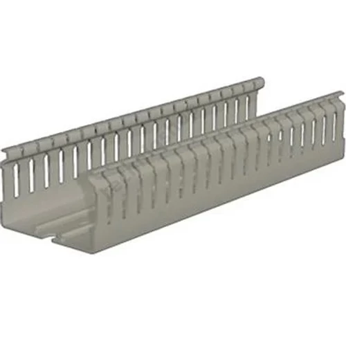 Perforált huzalozócsatorna 80mm x 80mm x 2000mm gránitszürke 6mm CD-BO 80X80 4/6 GY Weidmüller