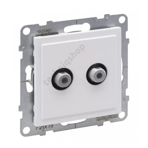 Suno TV (F) 2-kimenet végzáró süllyesztett 1.5dB/860MHz fehér 1.5dB/2150MHz LEGRAND